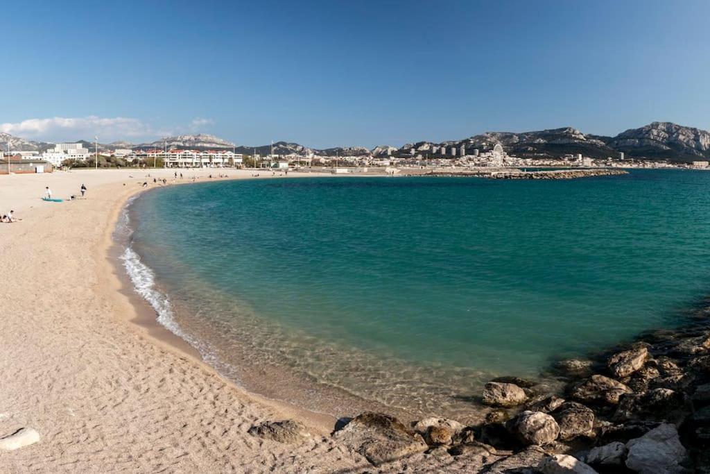 Residence Bord De Mer-Terasse-Plage Prado David 마르세유 외부 사진